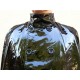 Made to measure - vinyl cape with high collar