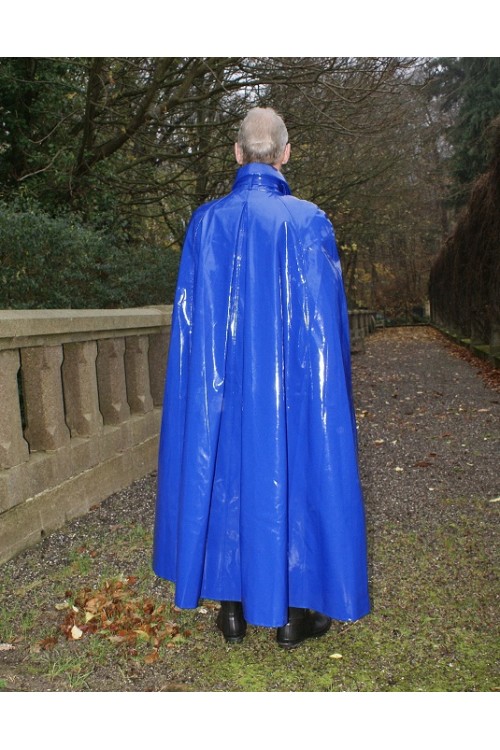 made to Measure - vinyl cape with high collar