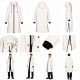 Maßanfertigung -Regenmantel Weiß mit Kapuze ,TPU Gummi Mantel  Outdoor Jacke