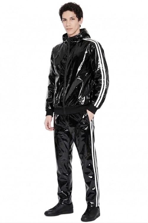 Lackina-Lack Sport Jacke für Ihn ,schwarz,Gr M-6XL