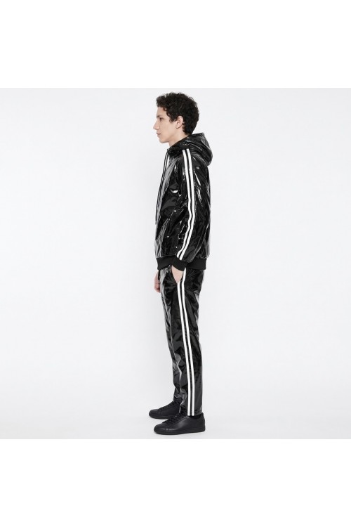 Lackina-Lack Sport Jacke für Ihn ,schwarz,Gr M-6XL